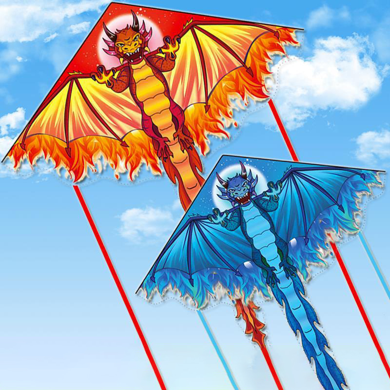 Kite Easy Fly Kids - Grande aquilone drago per bambini e