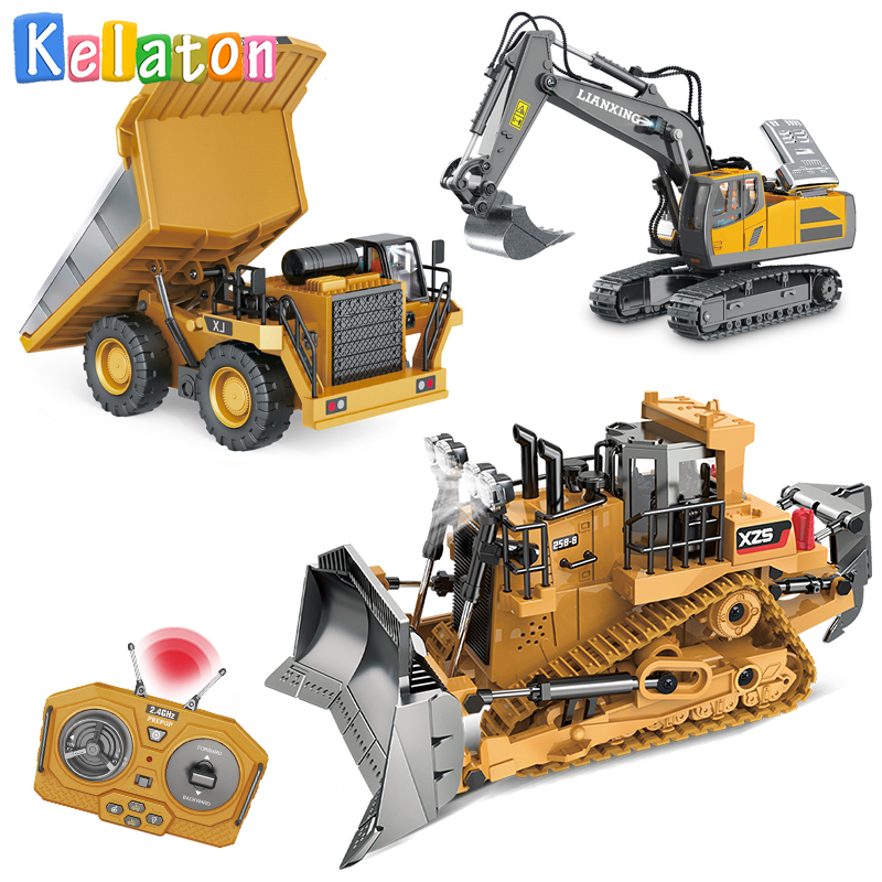 Kids Outdoor Excavator - 1: 20 Ingegneria elettrica Veicolo telecomandato