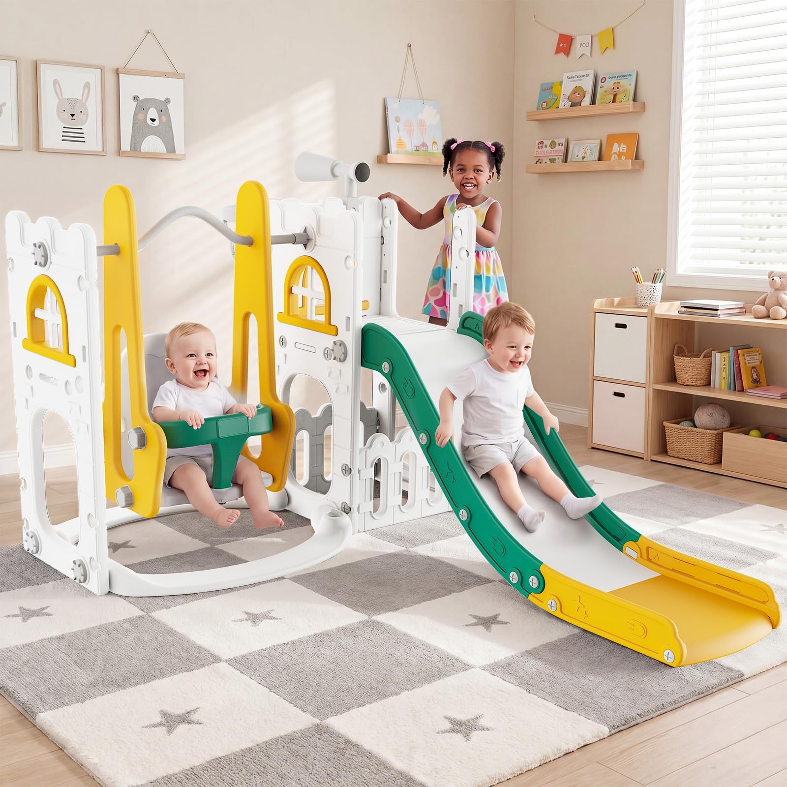 Kids Outdoor Climber - Set 7 in 1 per Bambini: