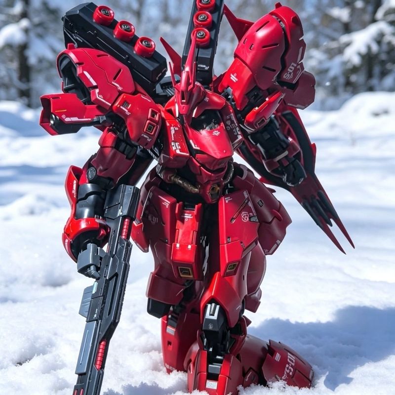 Bandai Model Gundam Rg - Sazabi Rg 1/144 Kit di modellismo