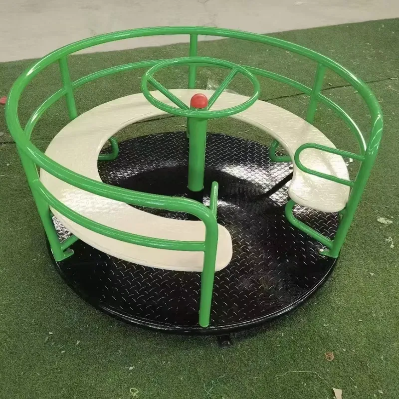 Kids Outdoor Adventure Park - Sedia Girevole in Metallo Resistente per