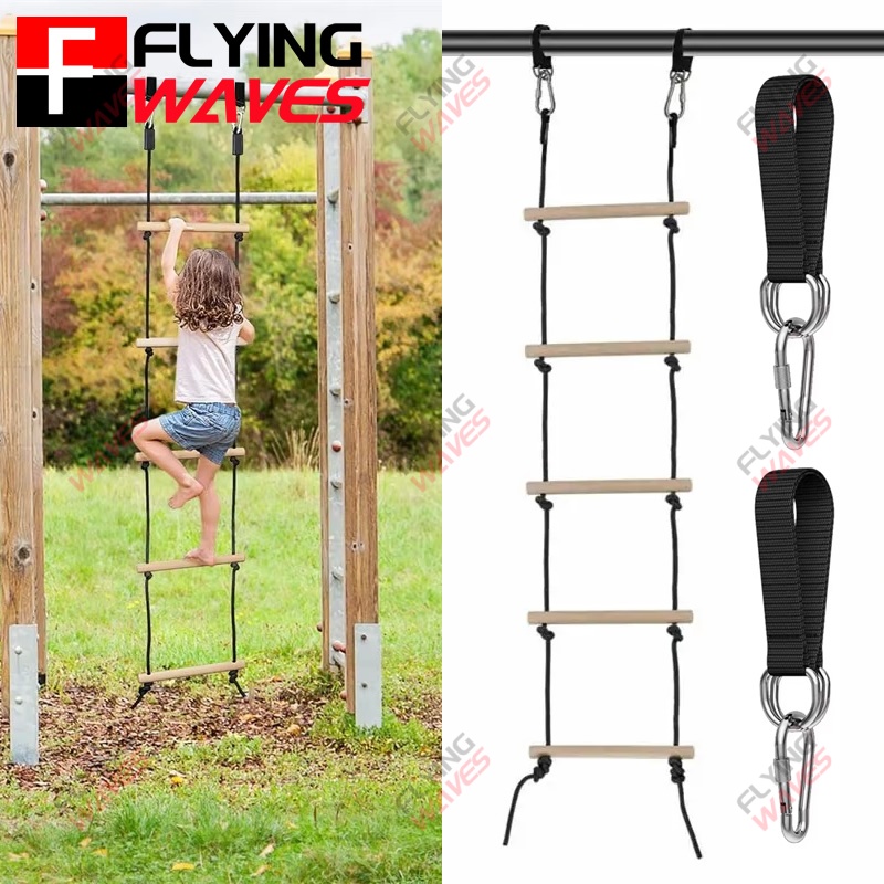 Kids Outdoor Climber - Scala da arrampicata per bambini, altalena
