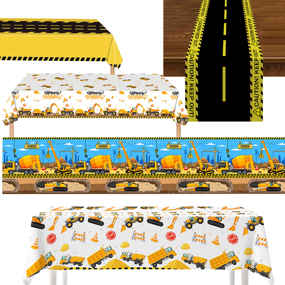 Kids Outdoor Excavator - Decorazioni per Feste a Tema Costruzioni,
