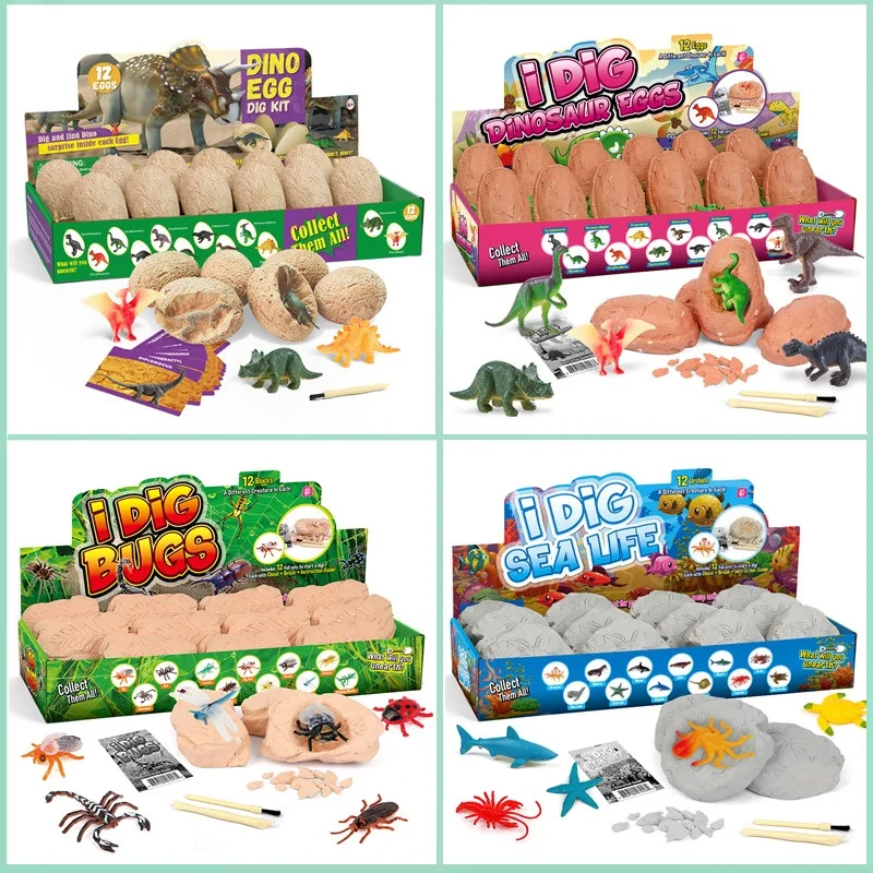 Kids Outdoor Excavator - Kit di Scavo Archeologico con 12