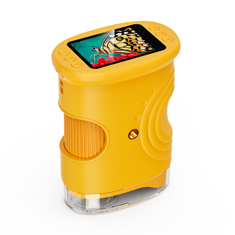 Kids Outdoor Microscope - Microscopio Digitale Portatile, Microscopio Manuale per