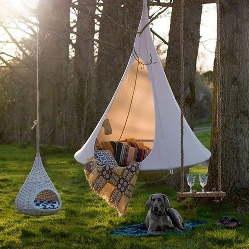 Kids Outdoor Tent - Altalena per bambini Giardino esterno Campo