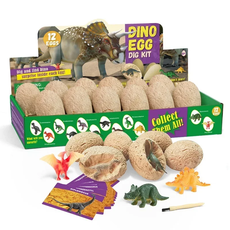 Kids Outdoor Excavator - Kit di Scavo Uova di Dinosauro,
