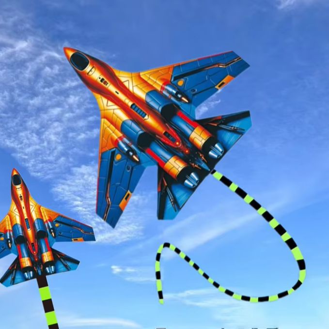 Aquilone a forma di caccia HTM - Kite Easy Fly Kids recensione e prezzo