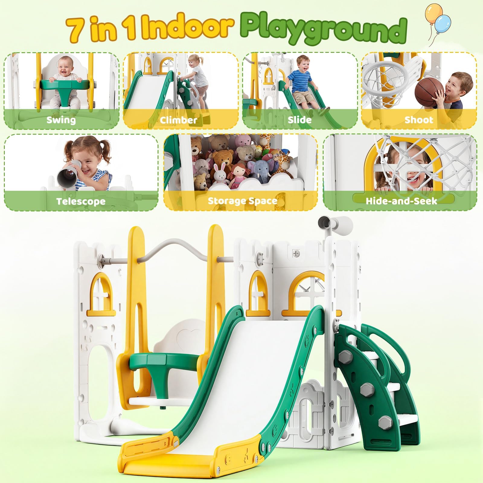 Set 7 in 1 per Bambini: Scivol - Kids Outdoor Climber recensione e prezzo
