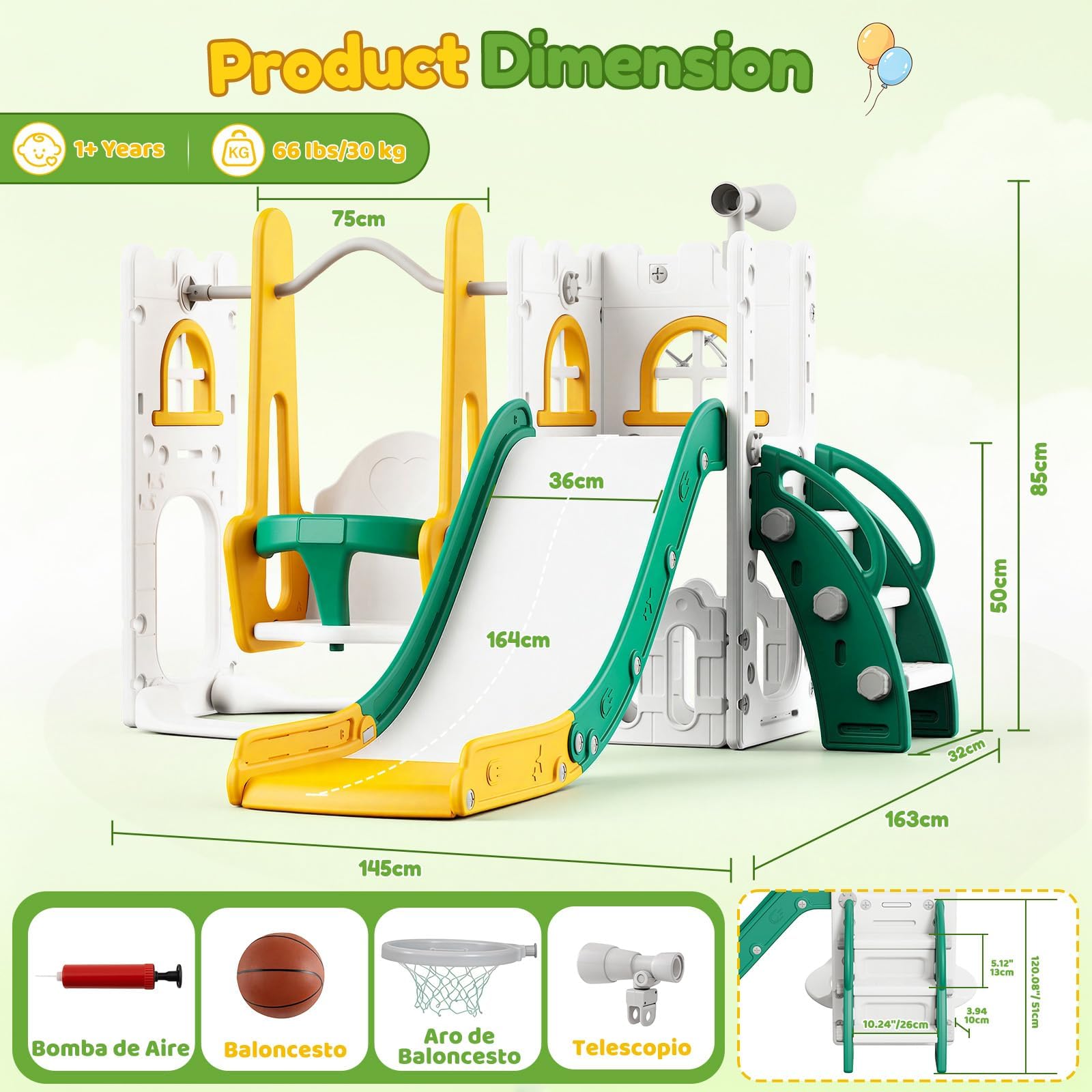 Set 7 in 1 per Bambini: Scivol - Kids Outdoor Climber recensione e prezzo