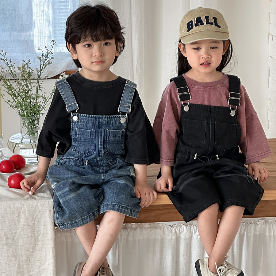 Salopette in denim unisex per  - Kids Outdoor Jumpsuit recensione e prezzo
