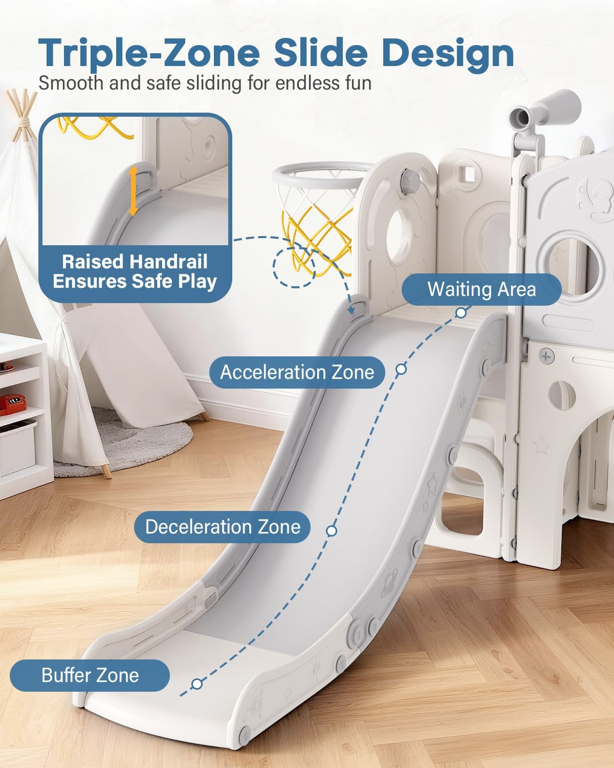 Scivolo per Bambini 8 in 1, co - Kids Outdoor Climber recensione e prezzo