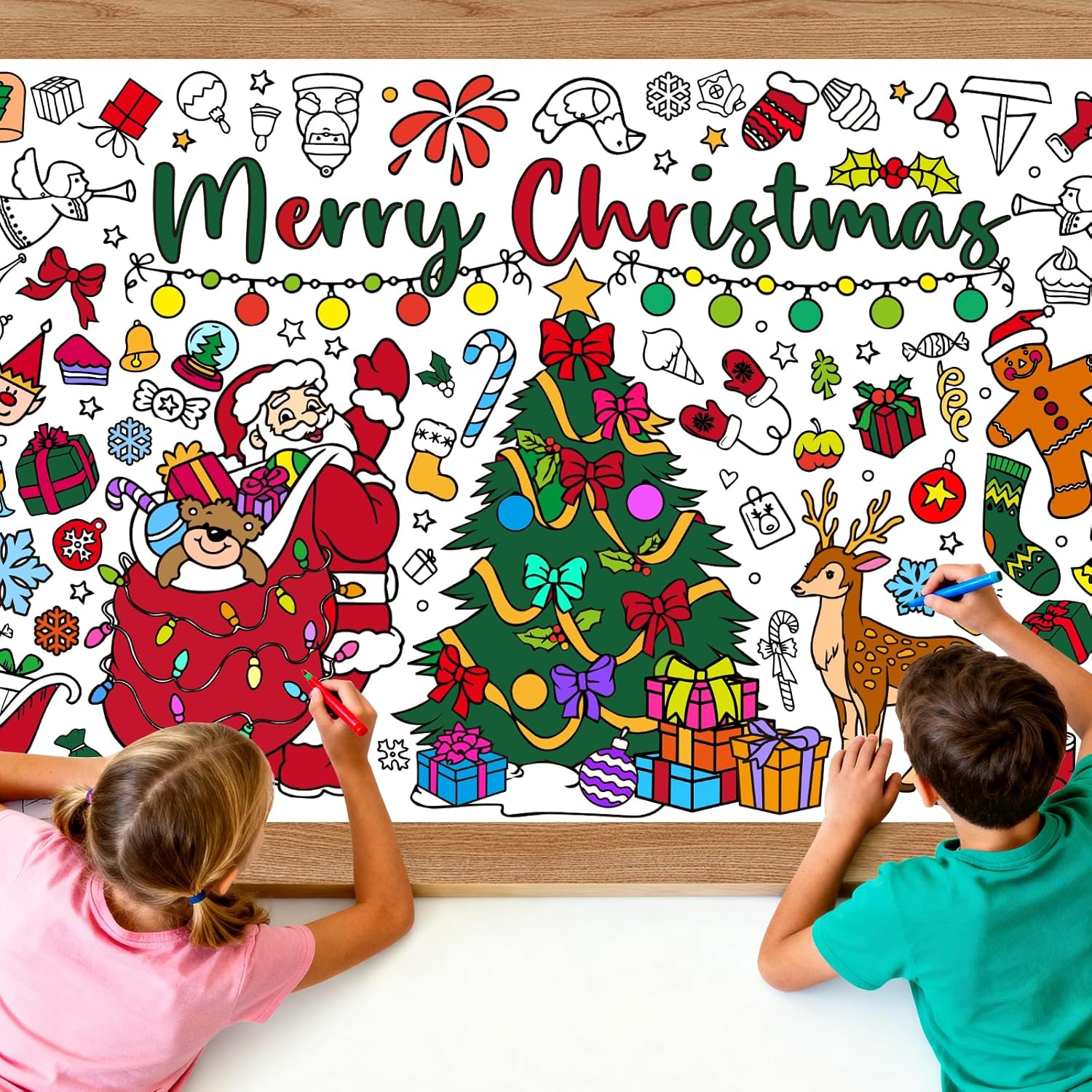 Tovaglia con poster da colorar - Kids Outdoor Xmas Gifts recensione e prezzo