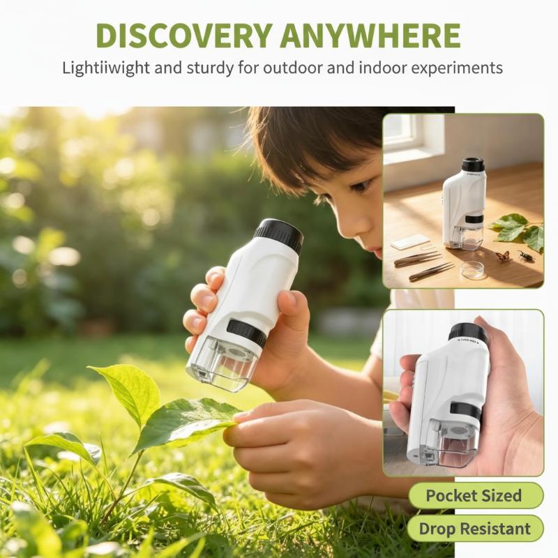 Microscopio portatile per bamb - Kids Outdoor Microscope recensione e prezzo